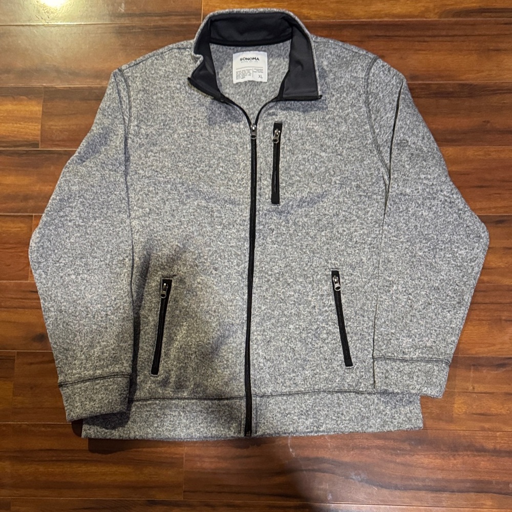 Sonoma Charcoal Jacket with Black Details